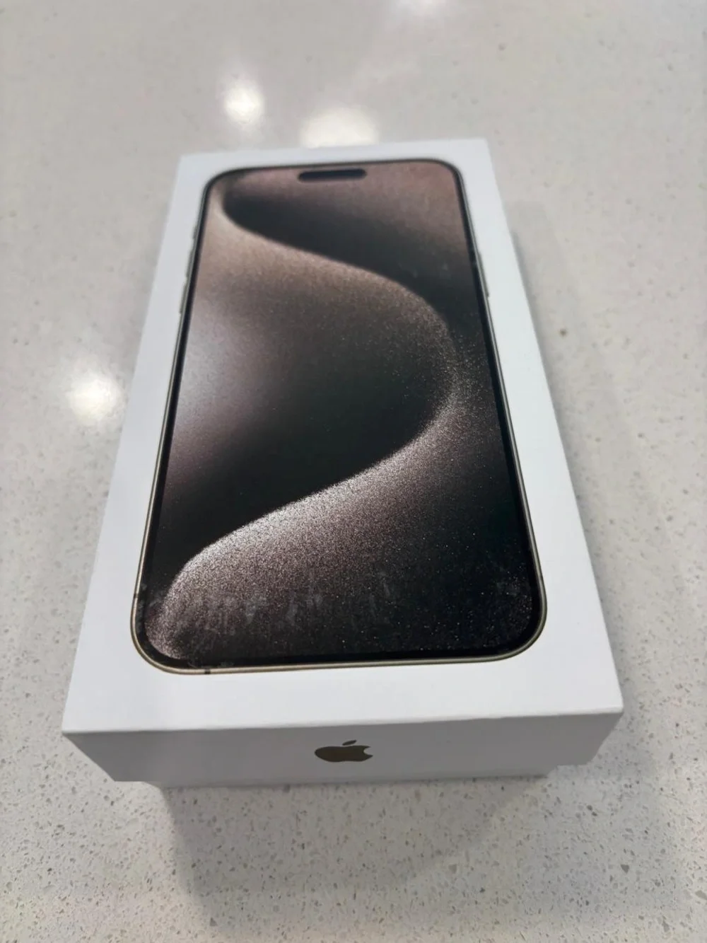 OEM Empty Box Apple iPhone 15 Pro Max 512GB Natural Titanium #E41